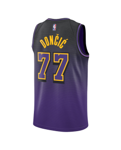Luka Dončić #77 Los Angeles Lakers Purple City Edition-Trikot