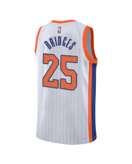 Mikal Bridges #25 New York Knicks Weißes City Edition-Trikot