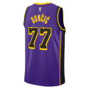 Luka Dončić #77 Lila Statement-Trikot der Los Angeles Lakers