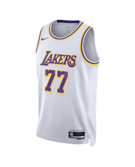 Luka Dončić #77 Los Angeles Lakers Weiß Association-Trikot