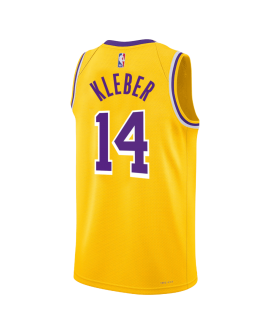 Maxi Kleber #14 Los Angeles Lakers Gelbes Icon-Trikot