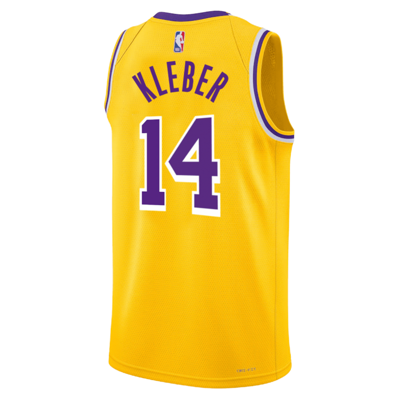 Maxi Kleber #14 Los Angeles Lakers Gelbes Icon-Trikot