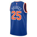 Mikal Bridges #25 New York Knicks Blue Icon Trikot