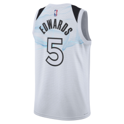 Anthony Edwards #5 Minnesota Timberwolves Weißes City Edition-Trikot