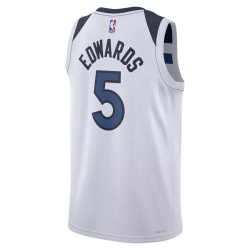 Anthony Edwards #5 Minnesota Timberwolves Weiß Association-Trikot