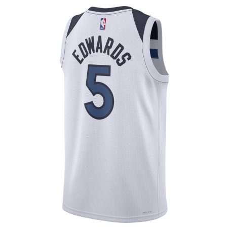 Anthony Edwards #5 Minnesota Timberwolves Weiß Association-Trikot