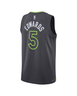 Anthony Edwards #5 Minnesota Timberwolves Anthrazit-Statement-Trikot