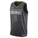 Anthony Edwards #5 Minnesota Timberwolves Anthrazit-Statement-Trikot
