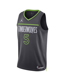 Anthony Edwards #5 Minnesota Timberwolves Anthrazit-Statement-Trikot