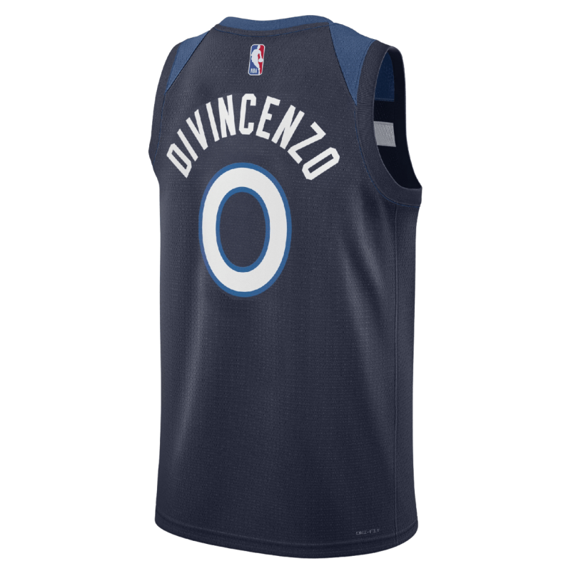 Donte DiVincenzo #0 Navy Icon-Trikot der Minnesota Timberwolves