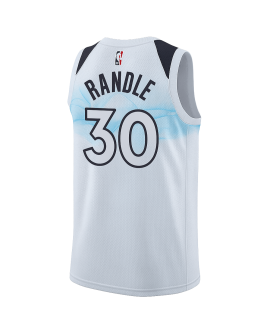 Julius Randle #30 Minnesota Timberwolves Weißes City Edition-Trikot
