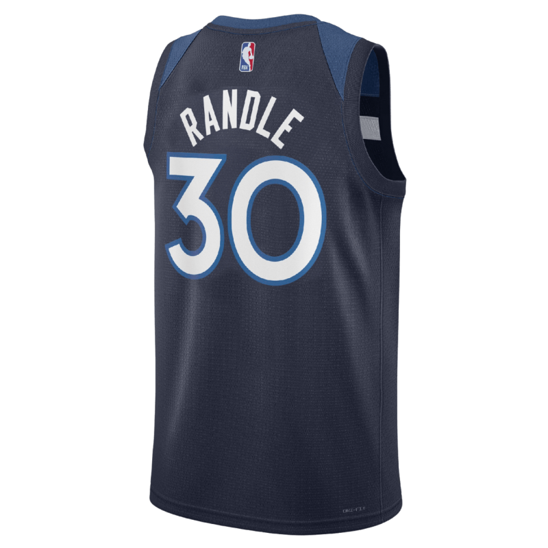 Julius Randle #30 Minnesota Timberwolves Navy Icon-Trikot