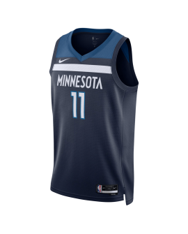 Naz Reid #11 Minnesota Timberwolves Navy Icon-Trikot