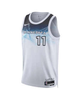 Naz Reid #11 Minnesota Timberwolves Weißes City Edition-Trikot