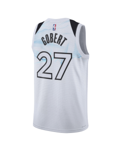 Rudy Gobert #27 Minnesota Timberwolves Weißes City Edition-Trikot