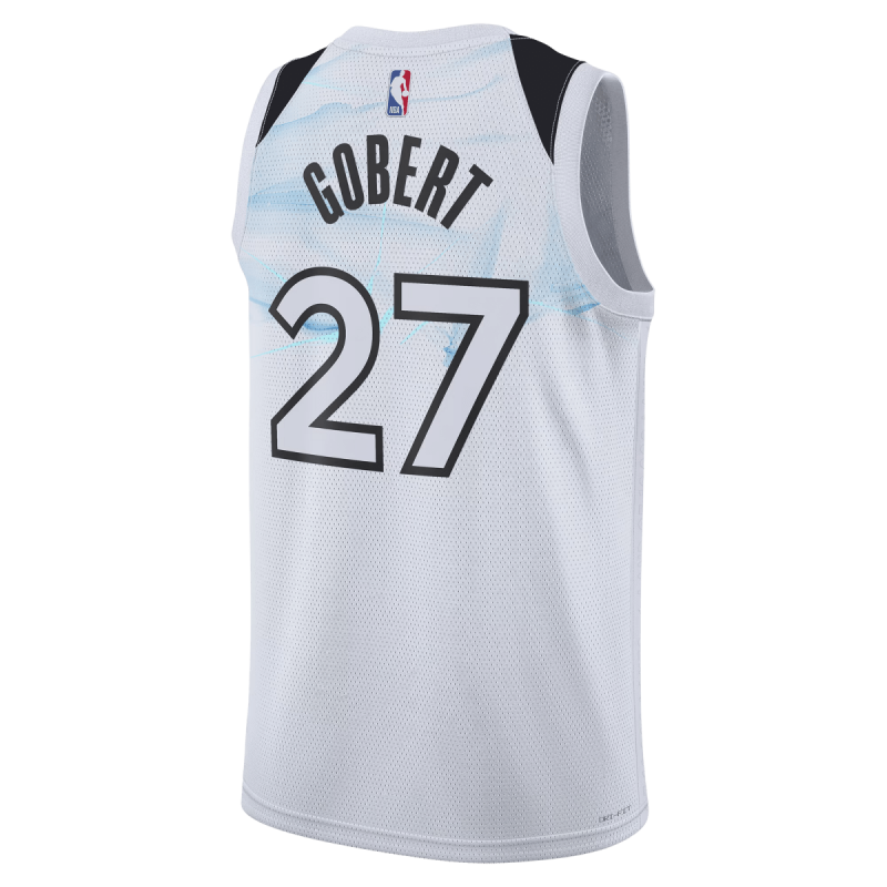 Rudy Gobert #27 Minnesota Timberwolves Weißes City Edition-Trikot