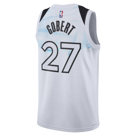 Rudy Gobert #27 Minnesota Timberwolves Weißes City Edition-Trikot