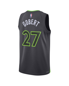 Rudy Gobert #27 Minnesota Timberwolves Anthrazit-Statement-Trikot