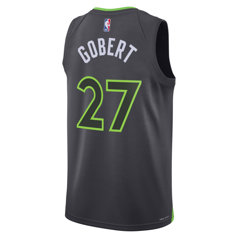 Rudy Gobert #27 Minnesota Timberwolves Anthrazit-Statement-Trikot
