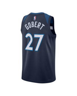 Rudy Gobert #27 Minnesota Timberwolves Navy Icon-Trikot