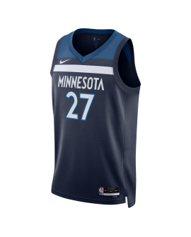 Rudy Gobert #27 Minnesota Timberwolves Navy Icon-Trikot