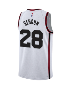 Alperen Şengün #28 Weißes City Edition-Trikot der Houston Rockets