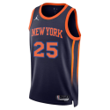 Mikal Bridges #25 New York Knicks Navy Statement-Basketballtrikot