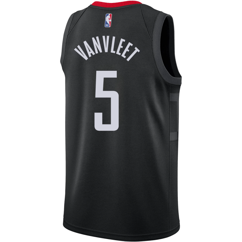 Fred VanVleet #5 Houston Rockets Schwarzes Statement-Trikot