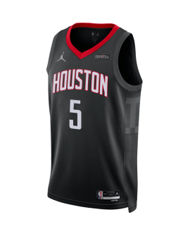 Fred VanVleet #5 Houston Rockets Schwarzes Statement-Trikot