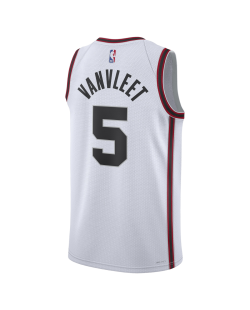 Fred VanVleet #5 Houston Rockets Weißes City Edition-Trikot