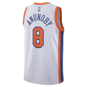 OG Anunoby #8 New York Knicks Weißes City Edition-Trikot