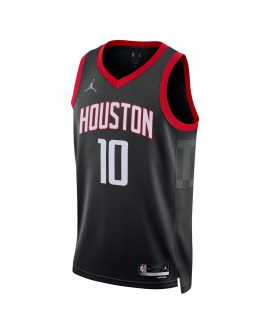 Jabari Smith Jr. #10 Houston Rockets Schwarzes Statement-Trikot
