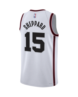 Reed Sheppard #15 Houston Rockets Weiß City Edition Basketballtrikot