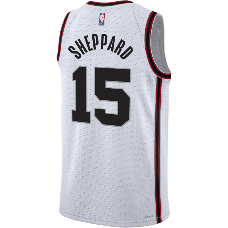 Reed Sheppard #15 Houston Rockets Weiß City Edition Basketballtrikot
