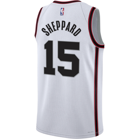 Reed Sheppard #15 Houston Rockets Weiß City Edition Basketballtrikot