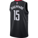 Reed Sheppard #15 Houston Rockets Schwarzes Statement-Trikot