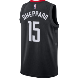 Reed Sheppard #15 Houston Rockets Schwarzes Statement-Trikot