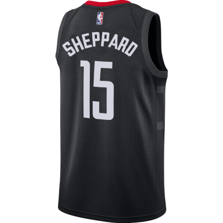 Reed Sheppard #15 Houston Rockets Schwarzes Statement-Trikot