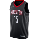 Reed Sheppard #15 Houston Rockets Schwarzes Statement-Trikot