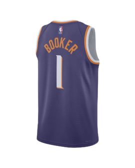 Devin Booker #1 Phoenix Suns Purple Icon Trikot