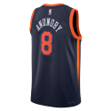 OG Anunoby #8 New York Knicks Navy Statement-Trikot