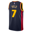 Buddy Hield #7 Golden State Warriors Navy City Edition-Trikot