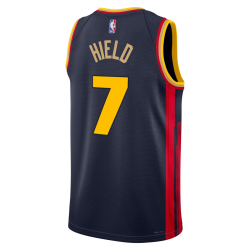 Buddy Hield #7 Golden State Warriors Navy City Edition-Trikot