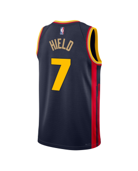 Buddy Hield #7 Golden State Warriors Navy City Edition-Trikot