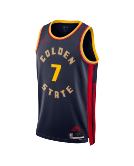 Buddy Hield #7 Golden State Warriors Navy City Edition-Trikot