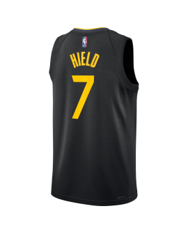 Schwarzes Statement-Trikot der Buddy Hield #7 Golden State Warriors