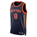 OG Anunoby #8 New York Knicks Navy Statement-Trikot