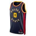 Gary Payton II #0 Golden State Warriors Navy City Edition-Trikot