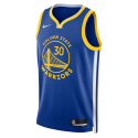 Stephen Curry #30 Königsblaues Icon-Trikot der Golden State Warriors