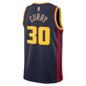 Stephen Curry #30 Golden State Warriors Navy City Edition-Trikot